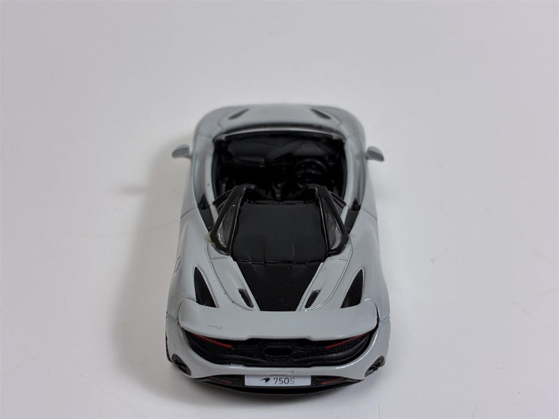 McLaren 750S Spider Cirrus Grey RHD 1:64 Scale Mini GT MGT00973R