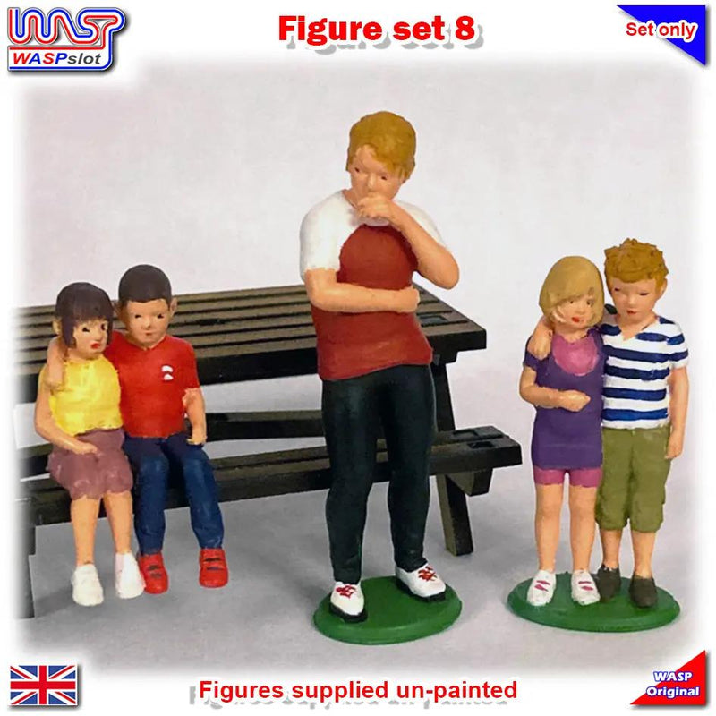 Trackside Figure Scenery Display Set H New 1:32 Scale WASP