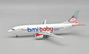 Bmibaby Boeing 737-3Q8 G-TOYI With Stand 1:200 Scale Inflight200 IF733WW0625