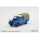 a blue and white toy truck