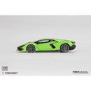 a green sports car on a white background