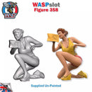 Trackside Unpainted Figures Female Car Washers x 3 Scenery Set 121 1:32 Wasp