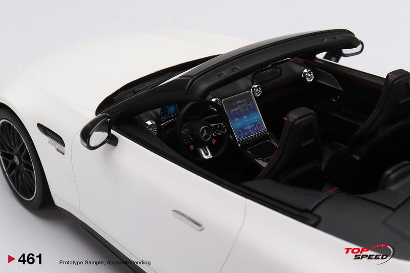 Mercedes AMG SL 63 White 1:18 Scale TSM TS0461