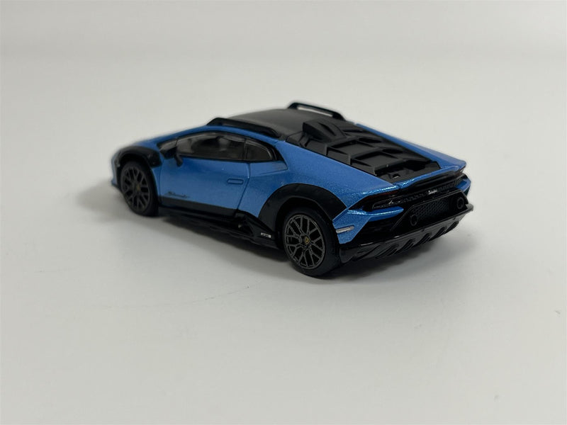 Lamborghini Huracan Sterrato Blue Aegir LHD 1:64 Scale Mini GT MGT00807L