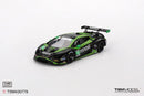 a black and green race car