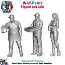 Trackside Unpainted Figures Scenery Display 3 x Food Industry Workers Set 166 New 1:32 Scale Wasp