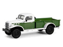 1950 Dodge Power Wagon With 1/4 Ton Cargo Trailer 1:64 Scale Greenlight 32320A