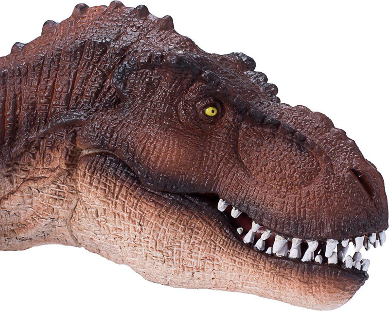 Deluxe T Rex with Articulated Jaw Prehistoric Toy Figure 30 cm Length Approx Mojo Fun 387379