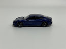 Porsche Taycan Turbo S 2019 Dark Blue Metallic 1:87 Minichamps 870068401