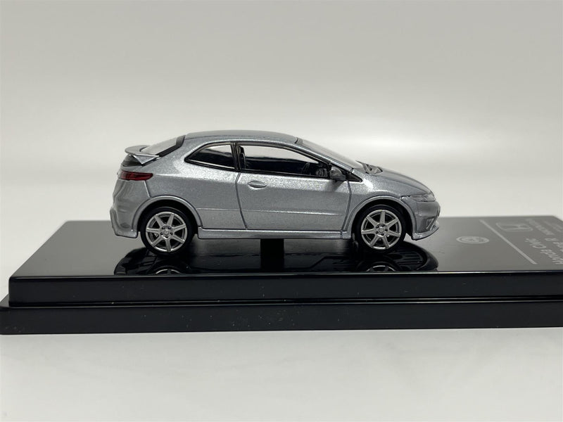 Honda Civic 2007 Type R FN2 Euro Alabaster Silver Metallic RHD 1:64 Paragon 65394