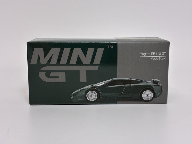 Bugatti EB110 GT Verde Scuro LHD 1:64 Mini GT MGT00968L