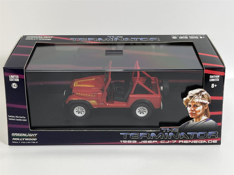 The Terminator 1983 Jeep CJ-7 Renegade 1:43 Scale Greenlight 86533