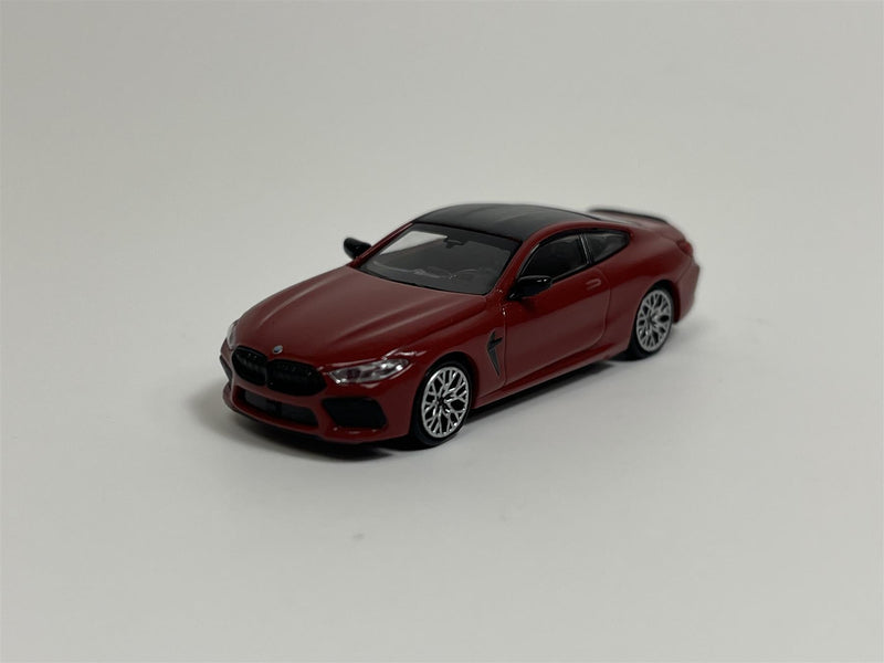 BMW M8 Competiton Coupe 2019 Red Metallic 1:87 Scale Minichamps 870029022