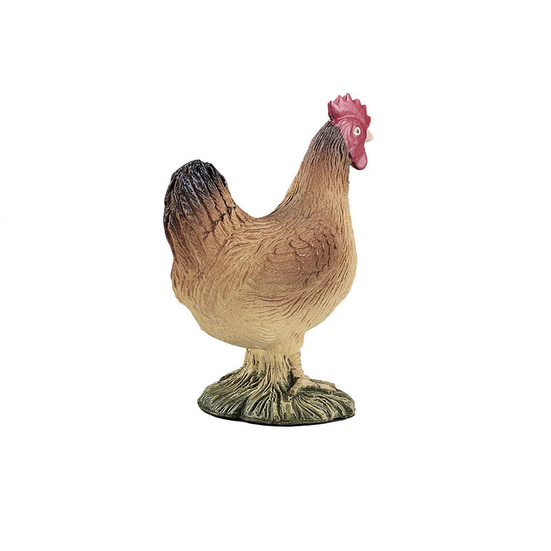 Hen Standing Farm Toy Figure 5 cm Height Approx Mojo Fun 387052