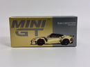 Nissan Z VeilSide FFZ400 Gold Chrome LHD 1:64 Scale Mini GT MGT00985L