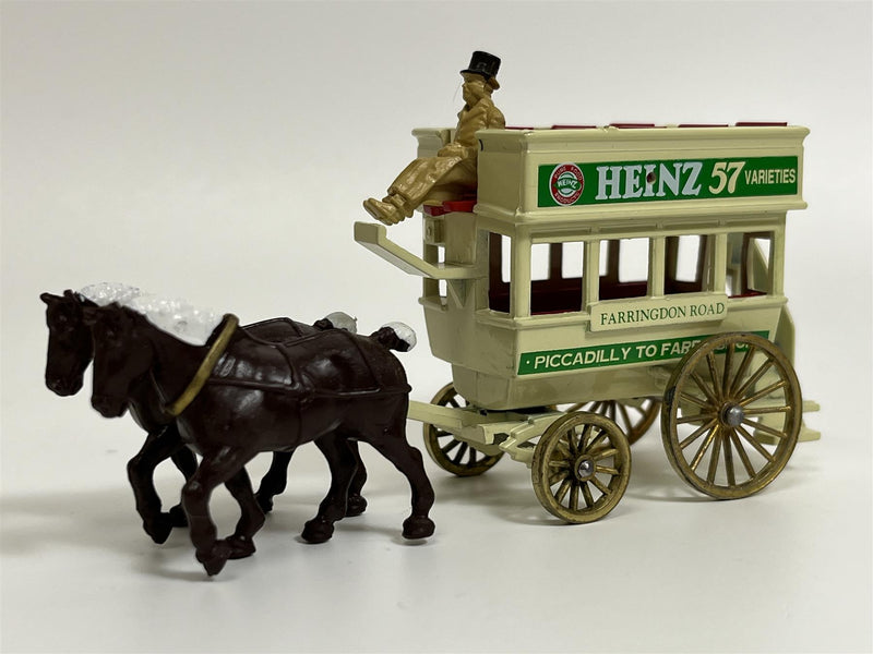 Heinz 57 Carriage and 2 Horses Models Of Days Gone By Lledo DGB02D S8