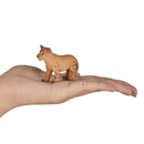 Lion Cub Standing Wildlife Toy Figure 4.5 cm Height Approx Mojo Fun 387011