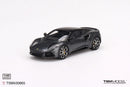 a black sports car on a white background