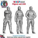 Trackside Unpainted Figures Scenery Display 3 x Police/Cops Set 152 New 1:32 Scale Wasp