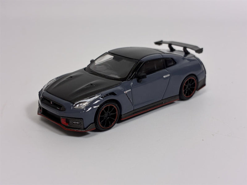 Nissan GT-R Nismo R35 2024 Stealth Grey RHD 1:64 Scale Mini GT MGT00868R