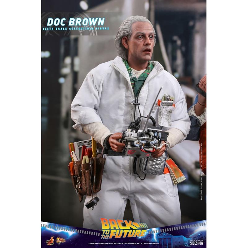 Back To The Future Doc Brown 1:6 Scale Hot Toys 909290