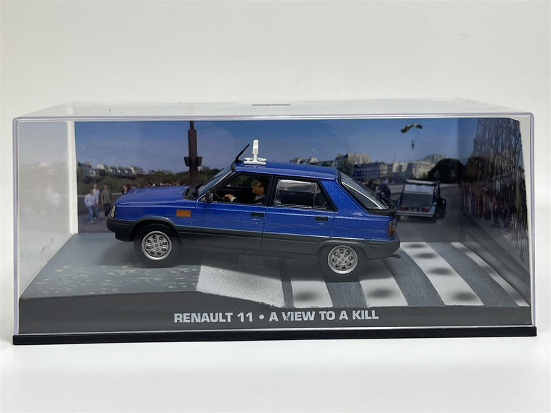 James Bond 007 A View To A Kill Renault 11 Blue 1:43 Eaglemoss VTAK1