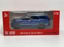 Dodge Durango SRT Pull Back & Go Blue With Silver Stripe LHD 1:36 Tayumo 36145224