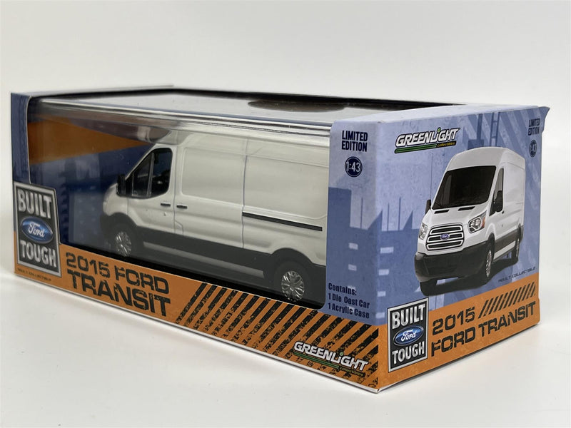 2015 Ford Transit White 1:43 Scale Greenlight 86039