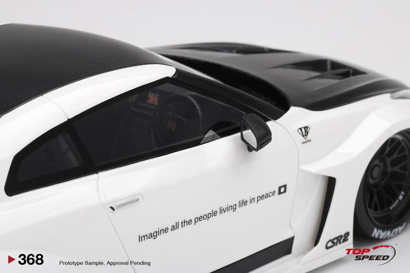 Nissan LB-Silhouette Works GT 35GT-RR Ver.2 White 1:18 Scale TSM TS0368