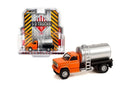 1982 Chevrolet C-60 Fertilizer Truck Orange Cabwith Silver Tank 1:64 Greenlight 45140A