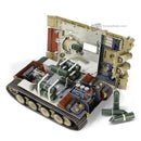 a model tank with a tank and bullets