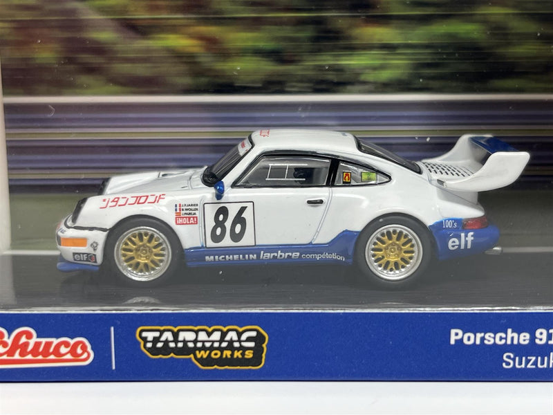 Porsche 911 Turbo S LM GT Suzuka 1000 km 1994 1:64 Scale Tarmac Works T64S00994SU