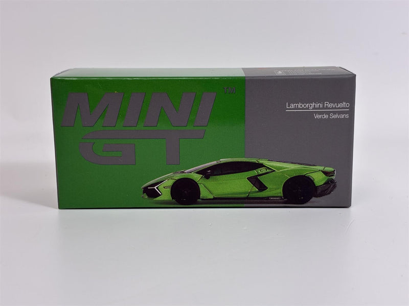 Lamborghini Revuelto Verde Selvans RHD 1:64 Mini GT MGT00789R