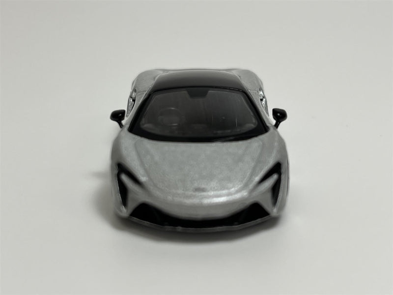 McLaren Artura Ice Silver RHD 1:64 Scale Mini GT MGT00582R