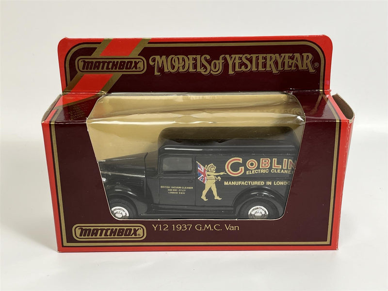 GMC Van 1937 Goblin Electric Cleaners Models of Yesteryear 1:45 Scale Matchbox Y12D S5