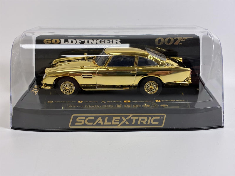 James Bond 007 Aston Martin DB5 Goldfinger 50th Anniversary Gold Edition 1:32 Scalextric C4550A