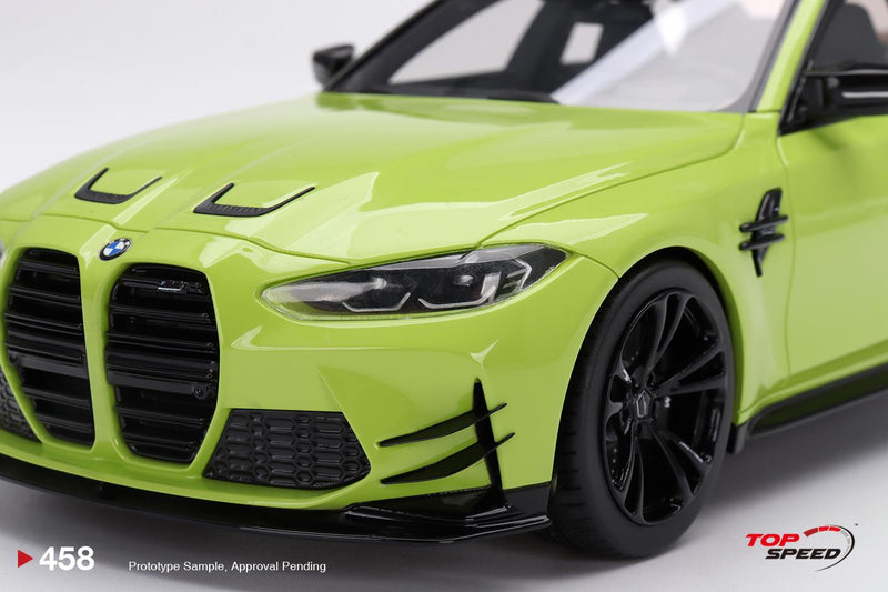 BMW AC Schnitzer M3 Competition G80 Sao Paulo Yellow 1:18 Scale TSM TS0458