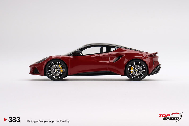 Lotus Emira Magma Red 1:18 Scale TSM TS0383