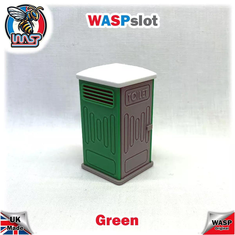 Portable Toilet Green Slot Car Track Scenery x 1 1:32 Scale Wasp P