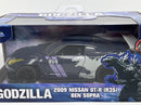 Godzilla 2009 Nissan GT-R R35 Ben Sopra 1:32 Scale Jada 35295