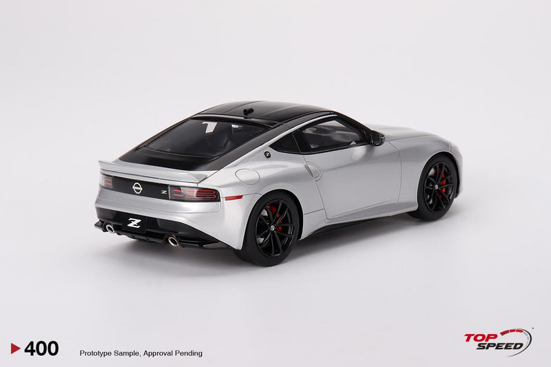 Nissan Z Performance 2023 Brilliant Silver LHD 1:18 Scale TSM TS0400