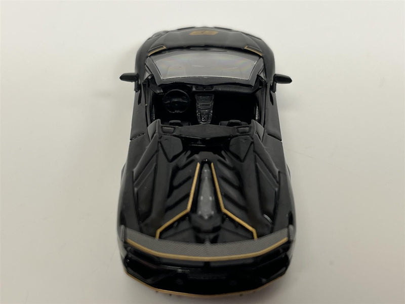 Lamborghini Aventador SVJ 63 Roadster Nero Aldebaran 1:64 Mini GT MGT00803L