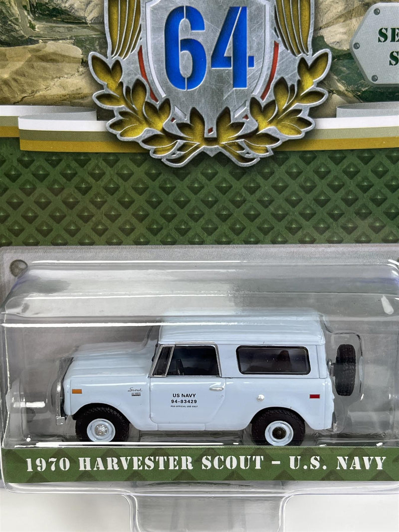 1970 Harvester Scout US Navy 1:64 Scale Greenlight 61040D