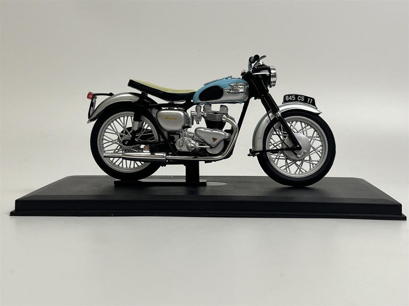 Triumph Bonneville 1959 Blue Motorbike 1:18 Scale Norev 182040