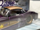 Batgirl Figure and 1957 Chevy Corvette Purple 1:24 Scale Jada 253255007