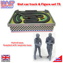 Slot Car Trackside Scenery Slot Car Track and Figures 1:32 Scale Wasp