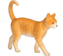 Cat Ginger Pet Toy Figure 7 cm Length Approx Tabby Mojo Fun 387283