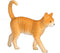 Cat Ginger Pet Toy Figure 7 cm Length Approx Tabby Mojo Fun 387283