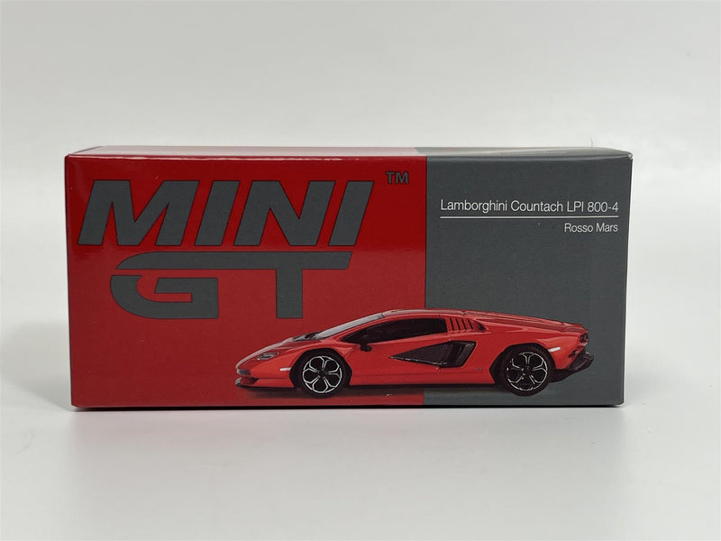 Lamborghini Countach LPI 800 4 Rosso Mars LHD 1:64 Mini GT MGT00720L