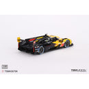 a yellow and black race car